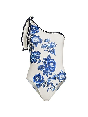 Floral Cascade One-Piece Swimsuit