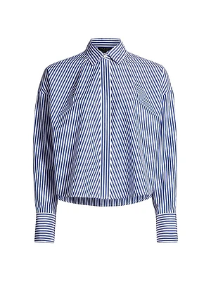 Martha Striped Poplin Shirt