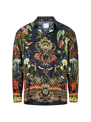 Camilla x White Lotus Oversized Silk Shirt