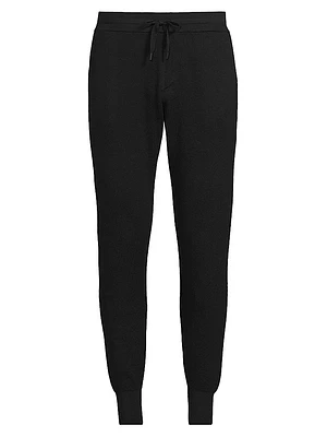 Cotton & Cashmere Waffle Joggers
