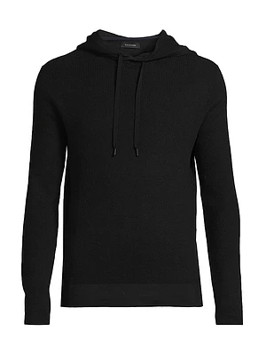 Cotton & Cashmere Waffle Hoodie