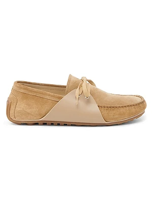 Suede Driving Loafers