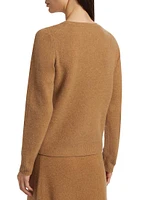 Olivia Bow-Embellished Wool Cardigan