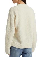 Hand-Knit Disco Ball Sweater