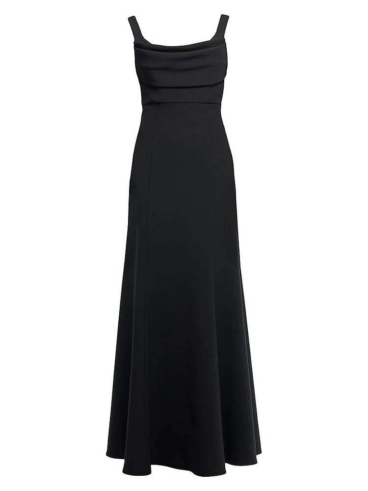 Bartlett Crepe Sleeveless Maxi Dress