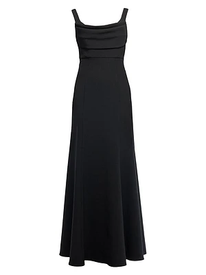 Bartlett Crepe Sleeveless Maxi Dress