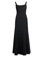 Bartlett Crepe Sleeveless Maxi Dress