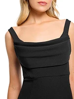 Bartlett Crepe Sleeveless Maxi Dress