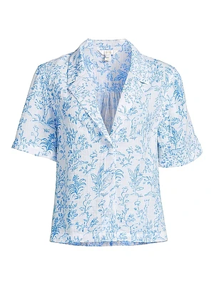 Montee Cotton Cover-Up Shirt