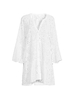 Brailey Eyelet Cover-Up Shirt