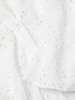 Brailey Eyelet Cover-Up Shirt