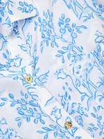 Natalie Floral Cover-Up Shirtdress