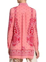 Medallion Fiore Tunic Top