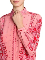 Medallion Fiore Tunic Top