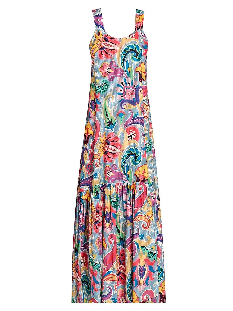 Summer Print Maxi Dress