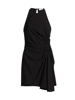 Rue Ruched Sleeveless Minidress