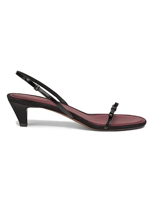 Diwo 40MM Leather Slingback Sandals
