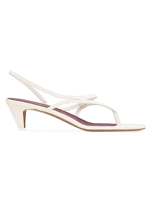 Safi Leather Slingback Sandals