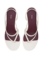 Safi Leather Slingback Sandals