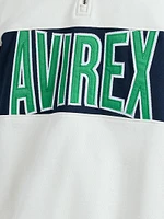 Logo-Embroidered Cotton Half-Zip Sweatshirt