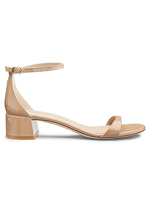 Nudist Block 35MM Patent Leather Sandals