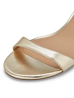 Nudist Wrap 50MM Metallic Leather Sandals