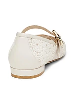 Arabella Crochet Mary Jane Flats