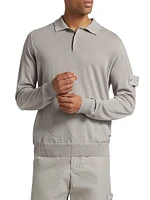 Ghost Long-Sleeve Polo Shirt
