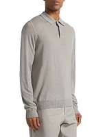 Ghost Long-Sleeve Polo Shirt