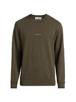 Logo Cotton Crewneck Sweatshirt