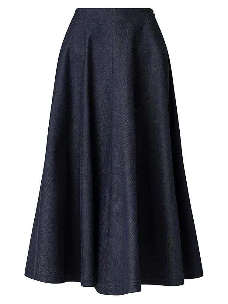 Varda A-Line Midi-Skirt