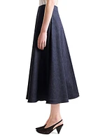 Varda A-Line Midi-Skirt