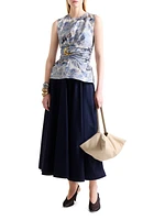Tizzy Printed Buckle Top