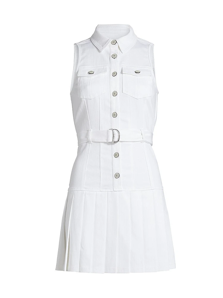 Moxie Denim Mini Shirtdress