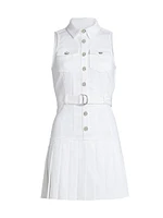 Moxie Denim Mini Shirtdress
