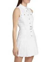 Moxie Denim Mini Shirtdress