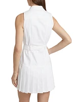 Moxie Denim Mini Shirtdress