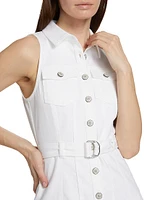 Moxie Denim Mini Shirtdress