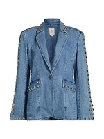 Milly Studded Denim Jacket