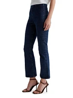 Farrah Boot-Cut Crop Jeans