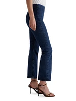Farrah Boot-Cut Crop Jeans