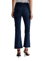 Farrah Boot-Cut Crop Jeans