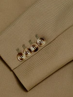 Kylar Wool-Blend Double-Breasted Blazer
