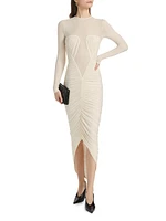 Besora Ruched Jersey Maxi Dress