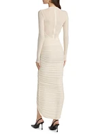 Besora Ruched Jersey Maxi Dress