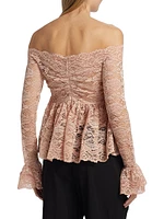 Ria Lace Off-the-Shoulder Blouse