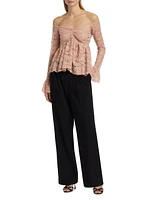 Ria Lace Off-the-Shoulder Blouse