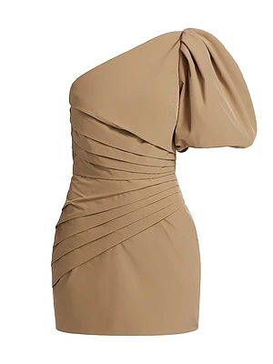 Garda One-Shoulder Minidress