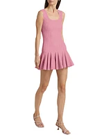 Maryanne Pointelle Knit Minidress