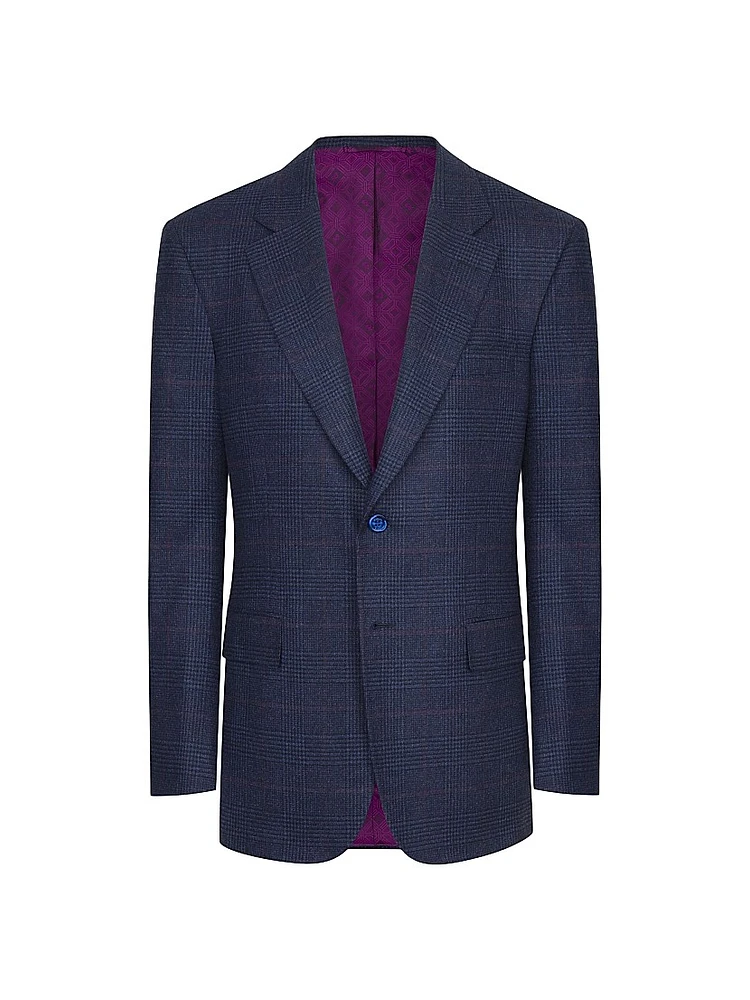 Woven Jacket with 2 Buttons